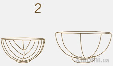 Набор фарфоровых пиал Xiaomi FINEMADING Banana Bowl 2 шт ZZ-BJW001